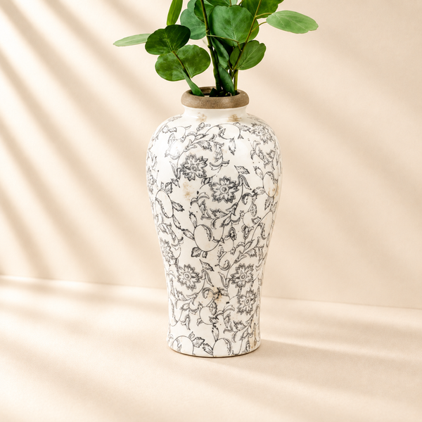 12” Heirloom Plum vase