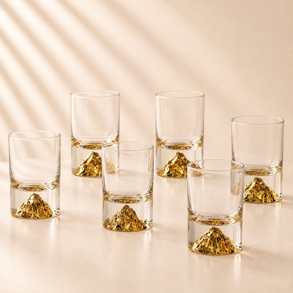 Novo Gold Shot Glasses - 6 pcs