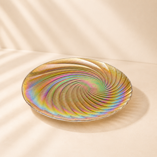 Gold Glass Charger 13”