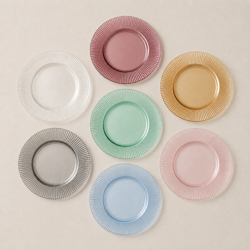 Ribbed Glass Charger 13”