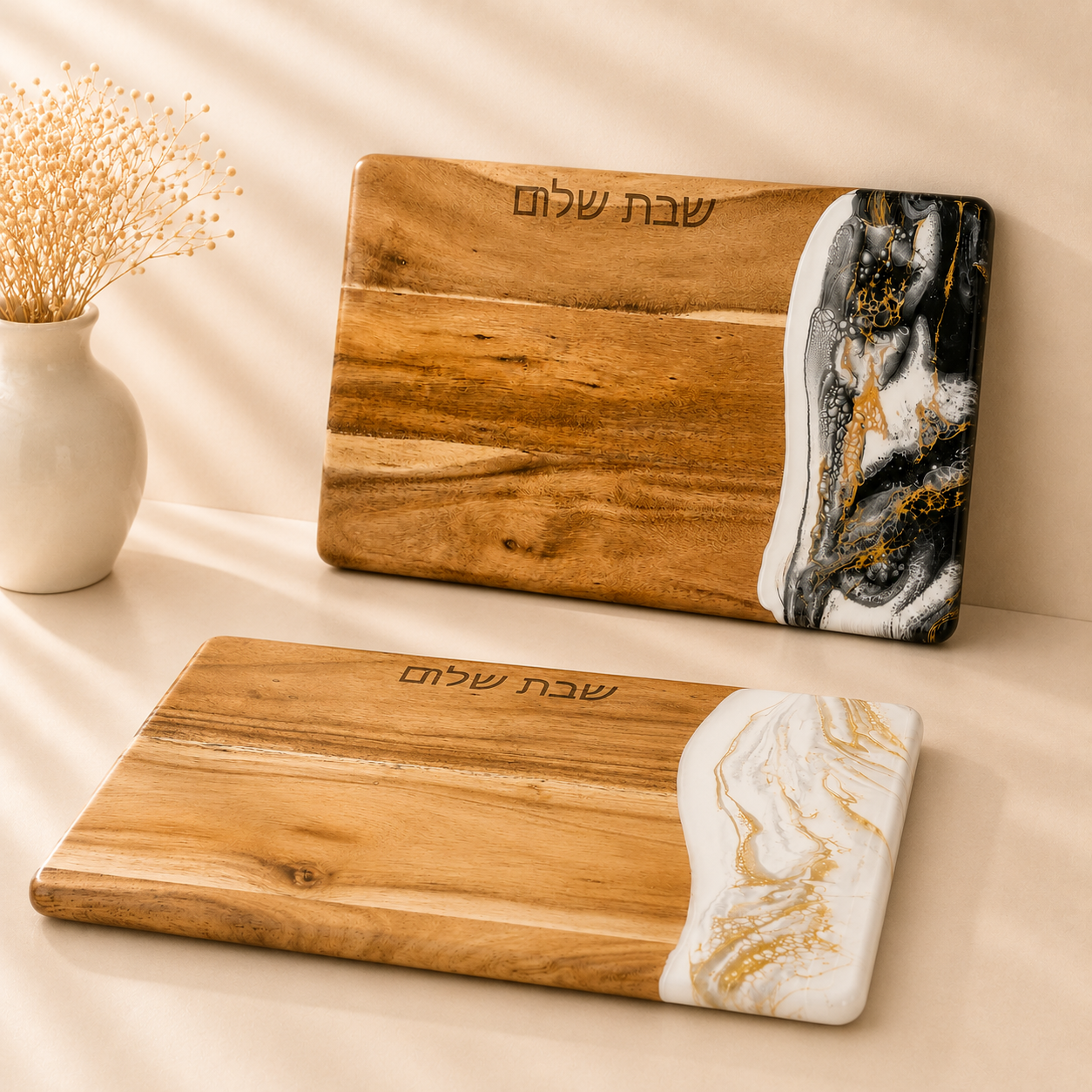 Marble Challa Board 12”x18”