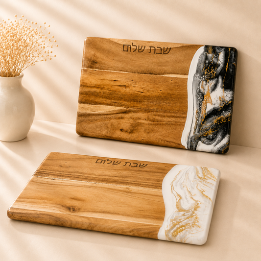 Marble Challa Board 12”x18”