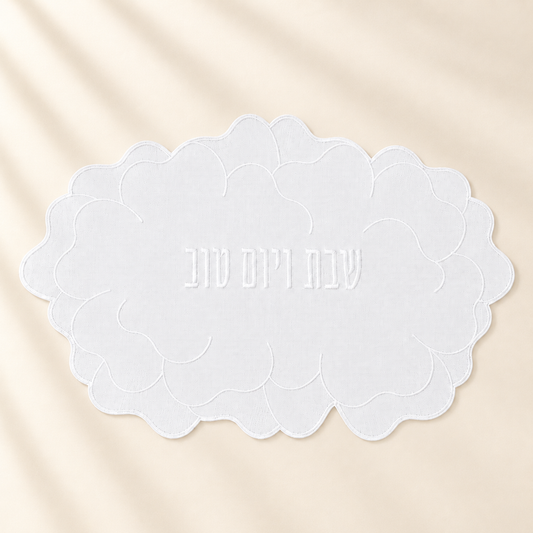 Elegance Challa White Cover