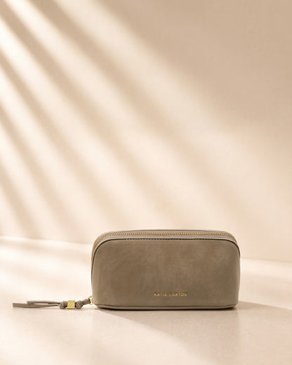 Katie Loxton Fold Out Suedette Mirror Makeup Bag