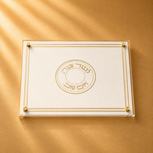 Leatherite Gilded Radiance Challah Board