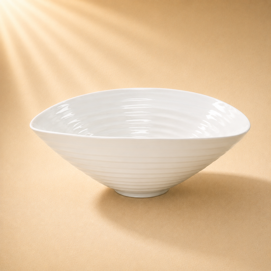 Sophie Conran White Medium Salad Bowl: Porcelain / Sophie Conran-White