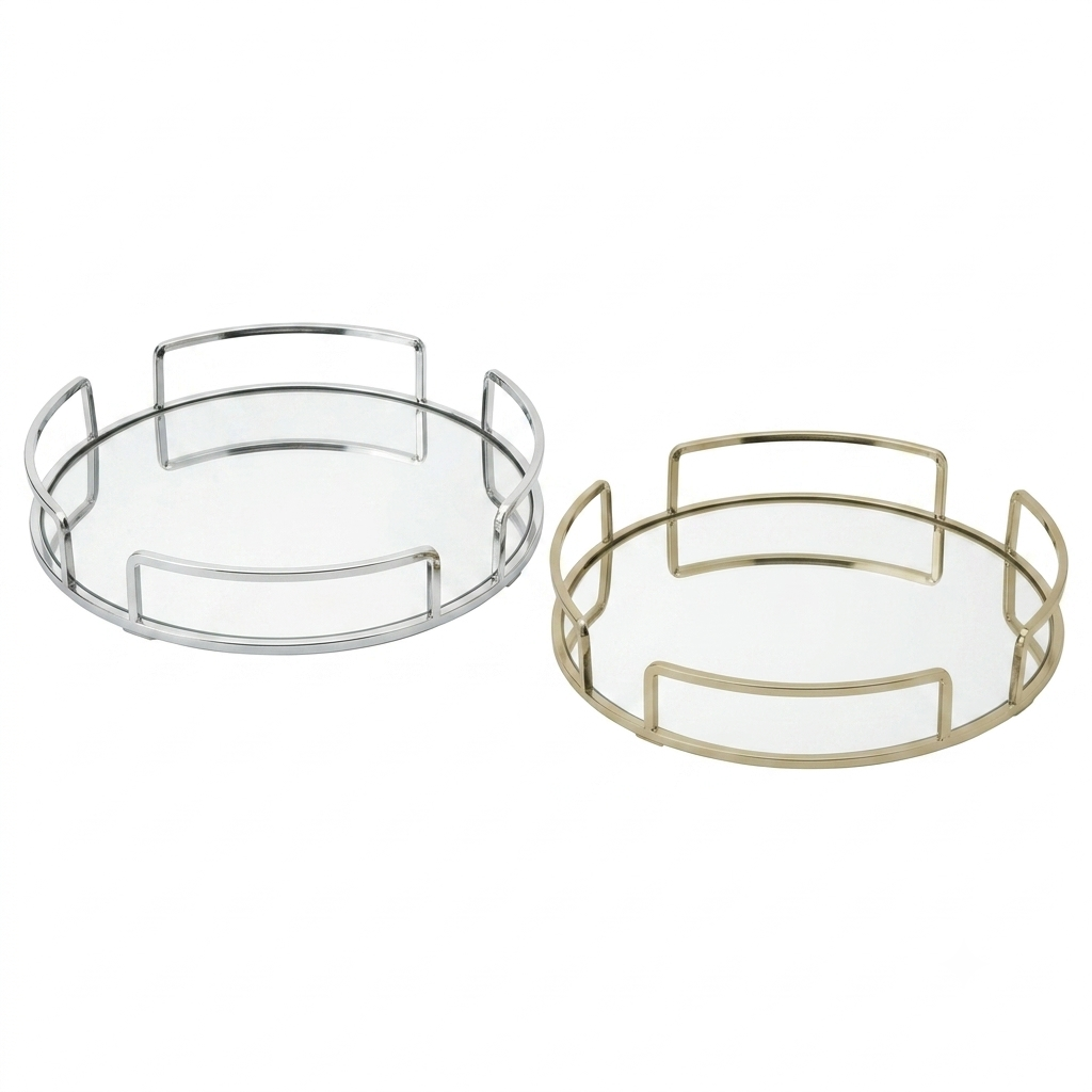 Modern Round Vanity Tray