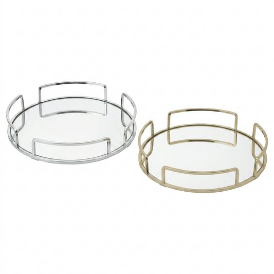 Modern Round Vanity Tray