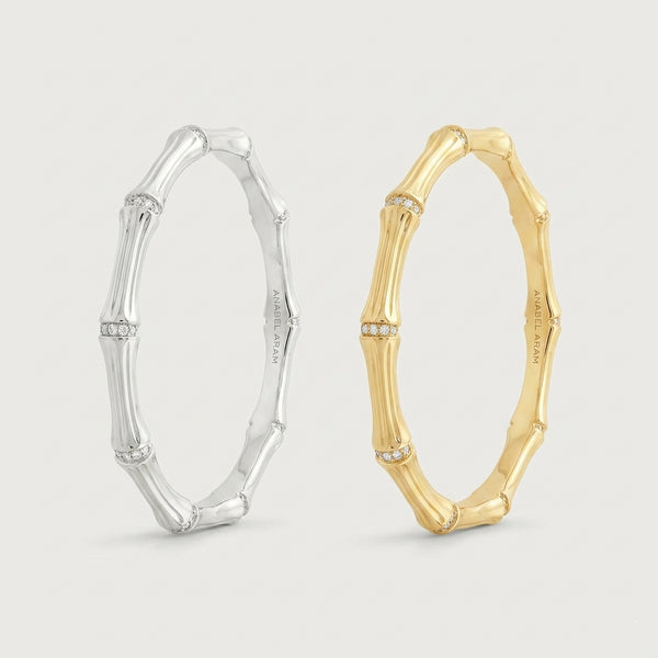 Bamboo Hinged Bangle