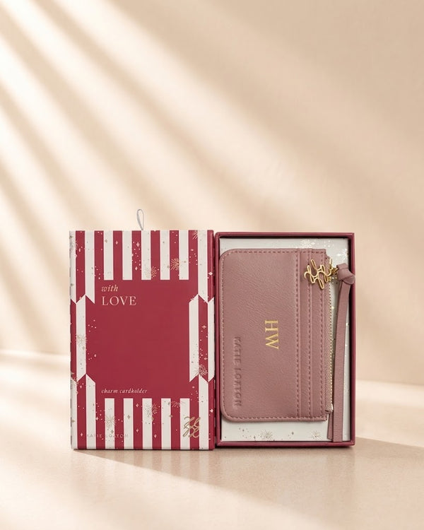 Katie Loxton Gift Boxed Coin & Cardholder Deep Rose