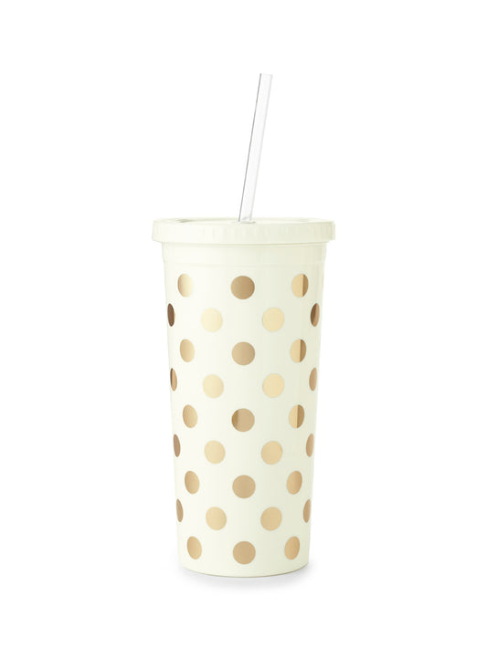 Kate Spade Gold Dots Insulated Tumbler - Jubilee Party