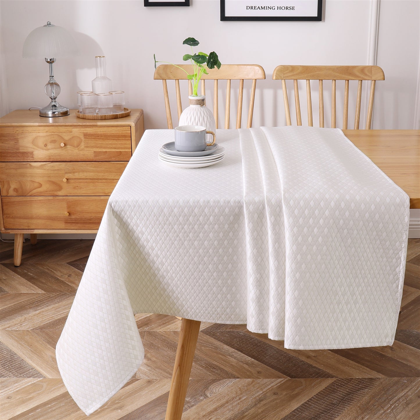 Diamond Gold Tablecloth