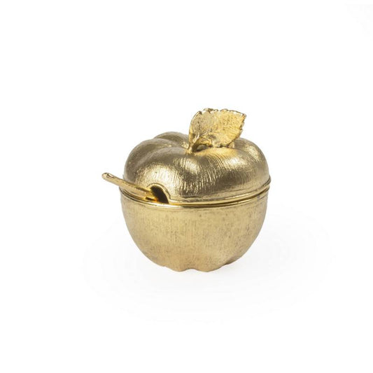 Mini Gold Apple Bowl with Spoon - Jubilee Party