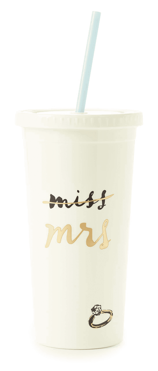 Kate Spade Miss to Mrs. Tumbler With Straw - Jubilee Party
